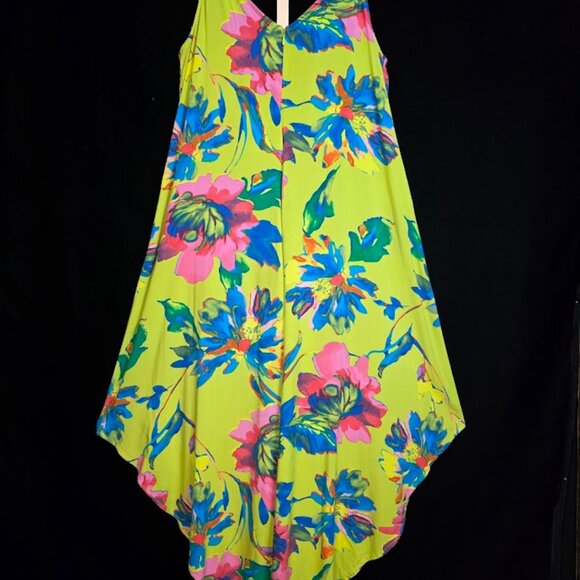 Ivy Street Big Floral Print Harem Jumpsuit L - Picture 5 of 9